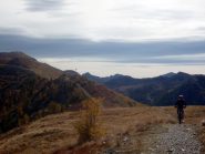 sentiero su cresta della Testa Grossa del Caval