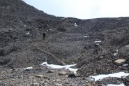 ultima rampa detritica prima del Pas de la Gavia (7-10-2012)