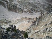 dalla vetta, vallone di salita