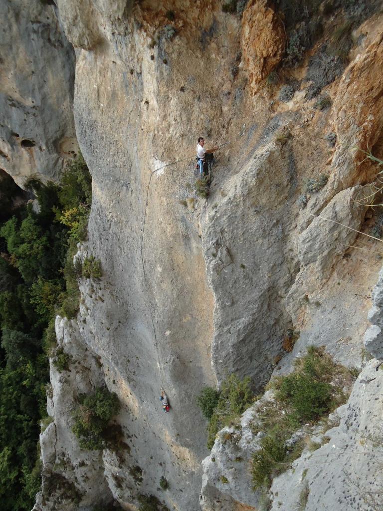 il bel muro di 45m di 7a