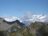 Verso il Monte Rosa, celato da qualche nube