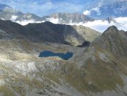 Dalla vetta, il Lago Cornuto