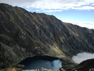 Il lago d'Eugio dalla vetta