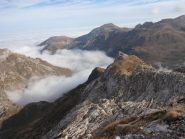 la P.Havis in primo piano dalla cima 