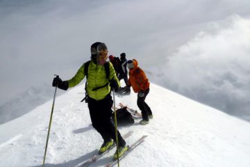 arrivo e partenza dalla punta! Troppo vento e freddo.