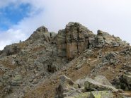 L'inizio della cresta rocciosa per il Gran Carro