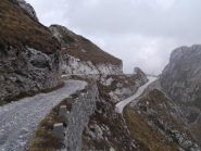 un tornante capolavoro prima del colle della Boaria