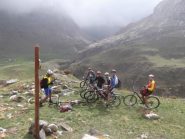 nel vallon de Malabergue sulla bici giusto per la foto