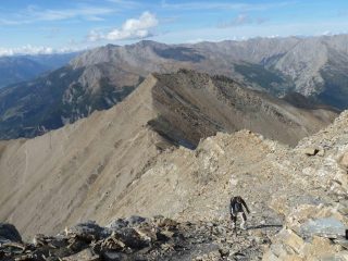 Cengioni verso la Tête de Siguret