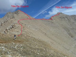 Itinerario parte alta 