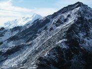 Il Monte Valaisan, con il Mount Pourri sullo sfondo, visto dalla Bella Valletta
