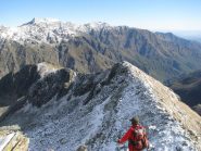 Sguardo sulla cresta di salita