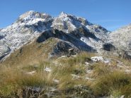 La cresta che sale ai Burè con Monfandì e Liamau