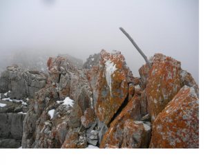 La vetta della Rocca di Miglia..