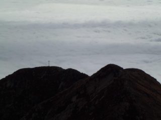 La punta sud dalla nord