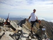 Cima Bò mt 2556 e sullo sfondo l'ultima parte della traversata