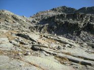 La cima Bò dalla piazza d'armi verso Montesinaro