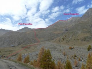 Itinerario dalla Cabane du Gr.Parpaillon
