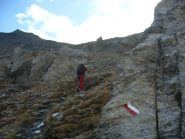 tratto superiore del sentiero