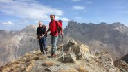 Claudio ed Enrico in vetta alla Tete de l'Eyssiloun (21-10-2012)