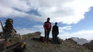 Enrico e Stelvio in vetta alla Tete Des Adrechouns (21-10-2012)