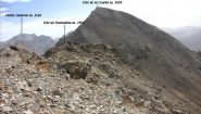 visuale dalla Tete des Adrechouns verso la meta principale (21-10-2012)