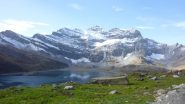 Il lago di Salanfe con la Tour Salière