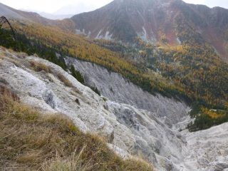 I calanchi dall'alto