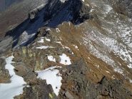 Cresta ENE al Passo Lareccio