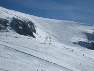 pendio ovest dalla zona impianti