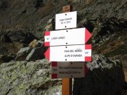 Bel cartello al Lago Grande
