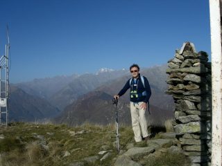 In vetta a Cima Mares