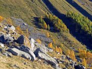 I tornanti del vecchio sentiero che sale da Noasca