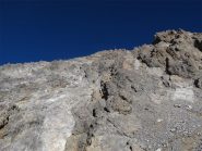 Gli evidenti pali da seguire standone alla destra