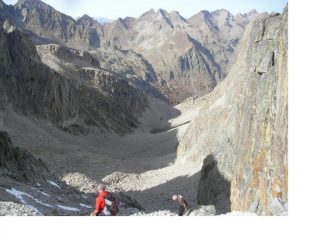 Sempre dal Passo del Prefouns..il vallone di discesa..