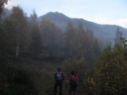 Apertura del cielo poco oltre la Crus del Fò