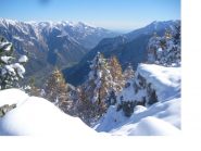 La bassa Valle d'Aosta dal Bec Gavin..