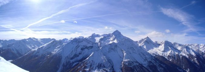 Panorama verso Ovest dalla vetta...