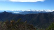 Panorama limpido verso il lontano Monviso....