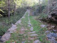 Tratto di mulattiera poco oltre Montestrutto