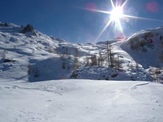 In vista della vetta