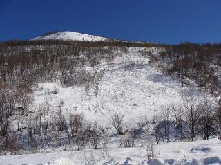la parte vicino al parcheggio parecchio ravanata