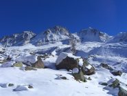 Trittico, da sx a dx: Montandayné, Piccolo e Gran Paradiso.