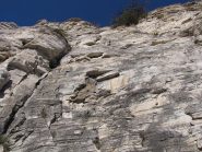 lato sx della falesia