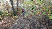  inizio single track della dorsale del Bric d’la Costa