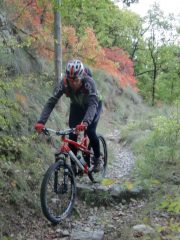 Lastricato, gradini e tornanti: that's Roya