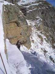 in salita verso la Croix de la Roley