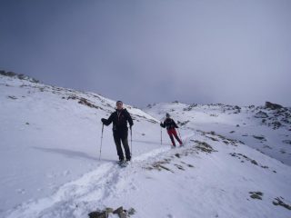 in discesa col tempo che cambia....