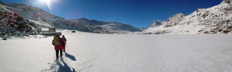 arrivo all'alpe grand collet