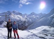 l'arrivo alla Croix,panorama eccelso verso il Grampa...
